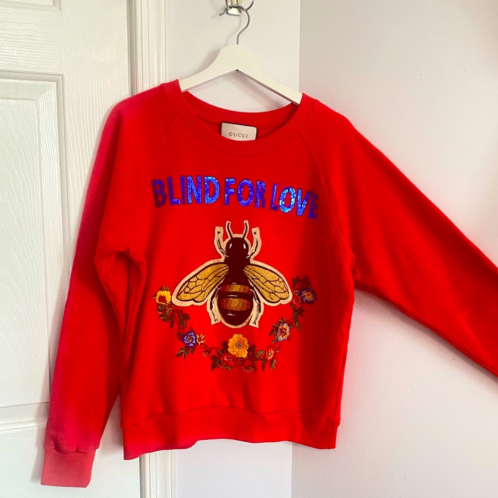 GUCCI 
2017 Blind For Love Sweater